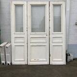 Series of three glass doors