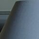 Obelisk lamp with stone effect & deep blue-grey shade, circa 1980.