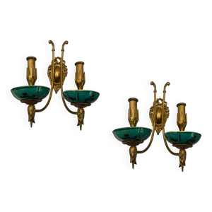 lot de 2 appliques en