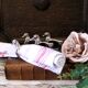 Four silver-plated napkin rings in the shape of a duck/goose