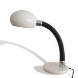 Industrial style gooseneck white table desk lamp