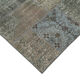 Tapis oriental surteinté à la main 173 cm x 243 cm tapis patchwork gris