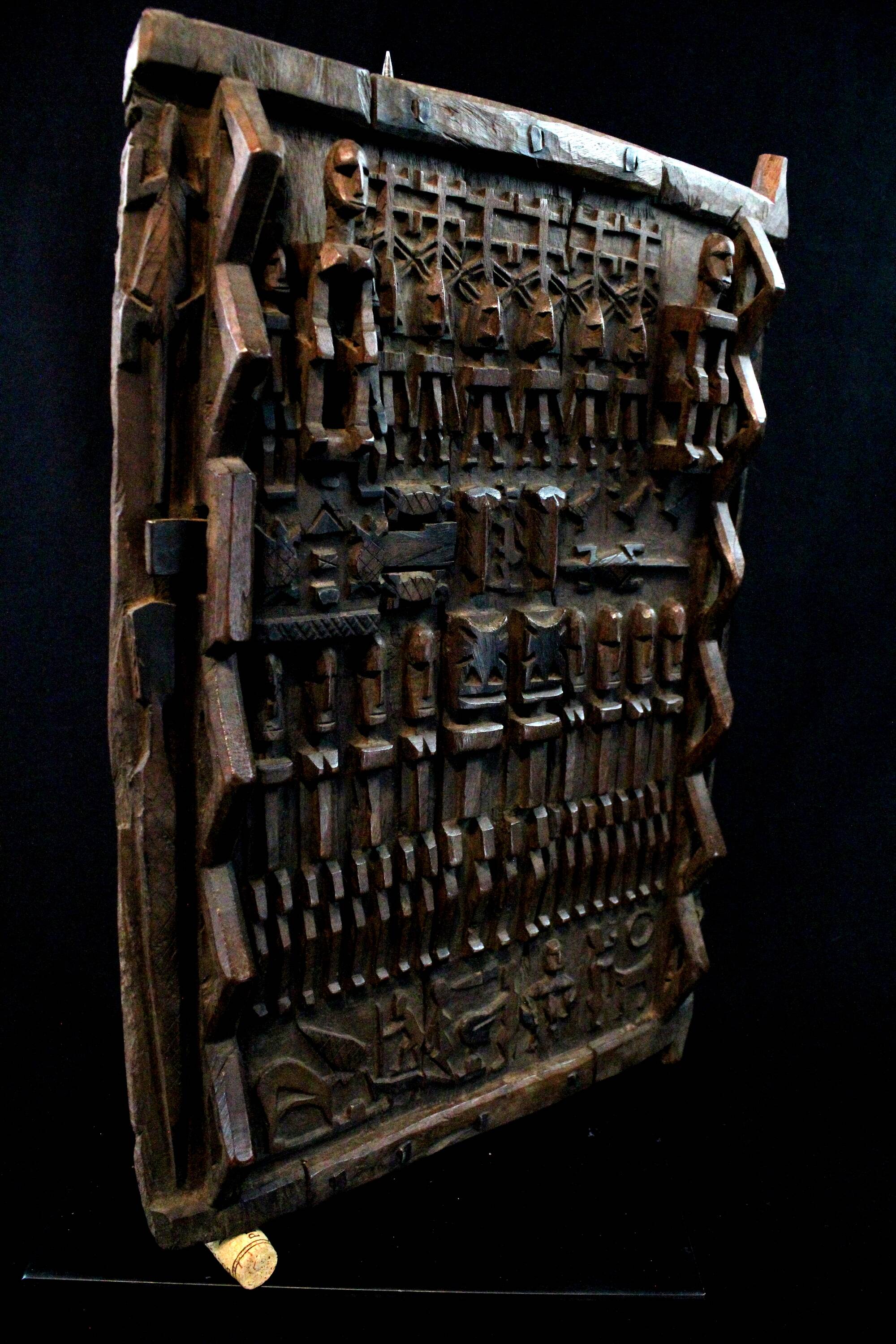 African Art Wall Decoration - Dogon Attic Door - Mali