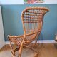 Fauteuil en rotin par Tito Agnoli