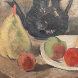 Still life with pears and apples, early 20th century