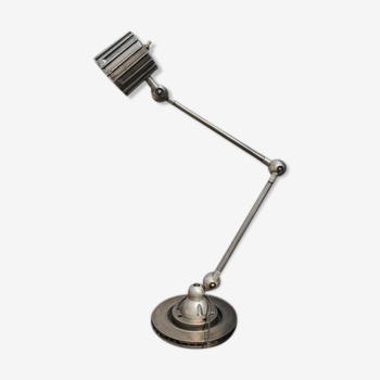 Lampe d'atelier Jielde deux bras patine graphite