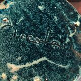 Signed Accolay ceramic vase, France 1950