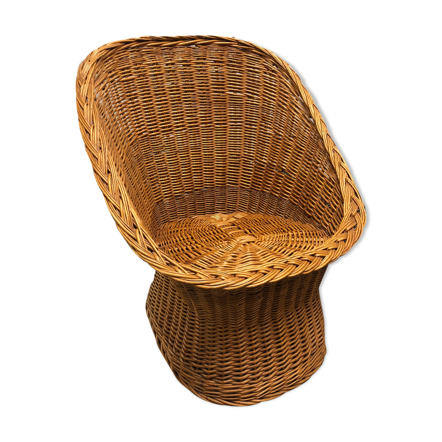 Rattan armchair around 1960