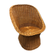 Rattan armchair around 1960