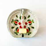 WALTHER Glas Crystalline Solifleur Vaser 1960s Western Germany