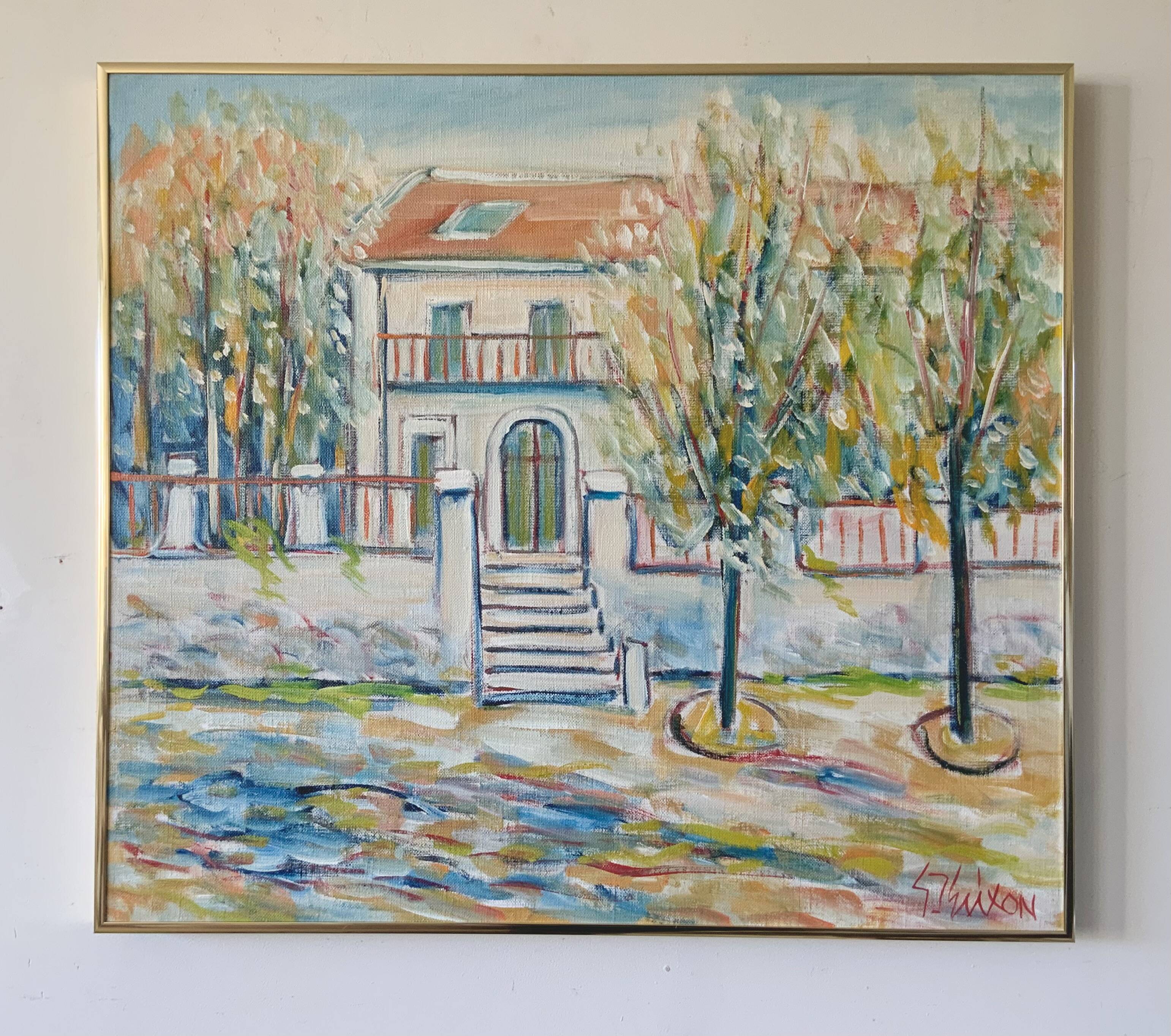 Original Swedish Oil on Canvas, Motif in Italy by Gunnar I. Erixon
