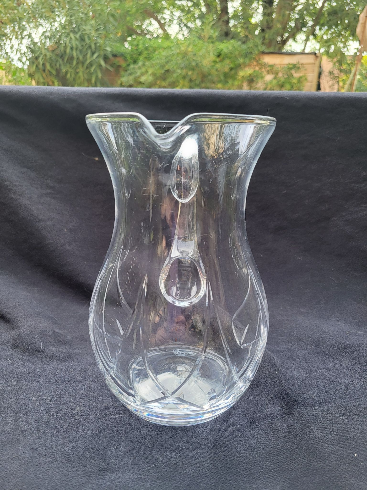 Cruche en cristal de Bayel, royale de Champagne