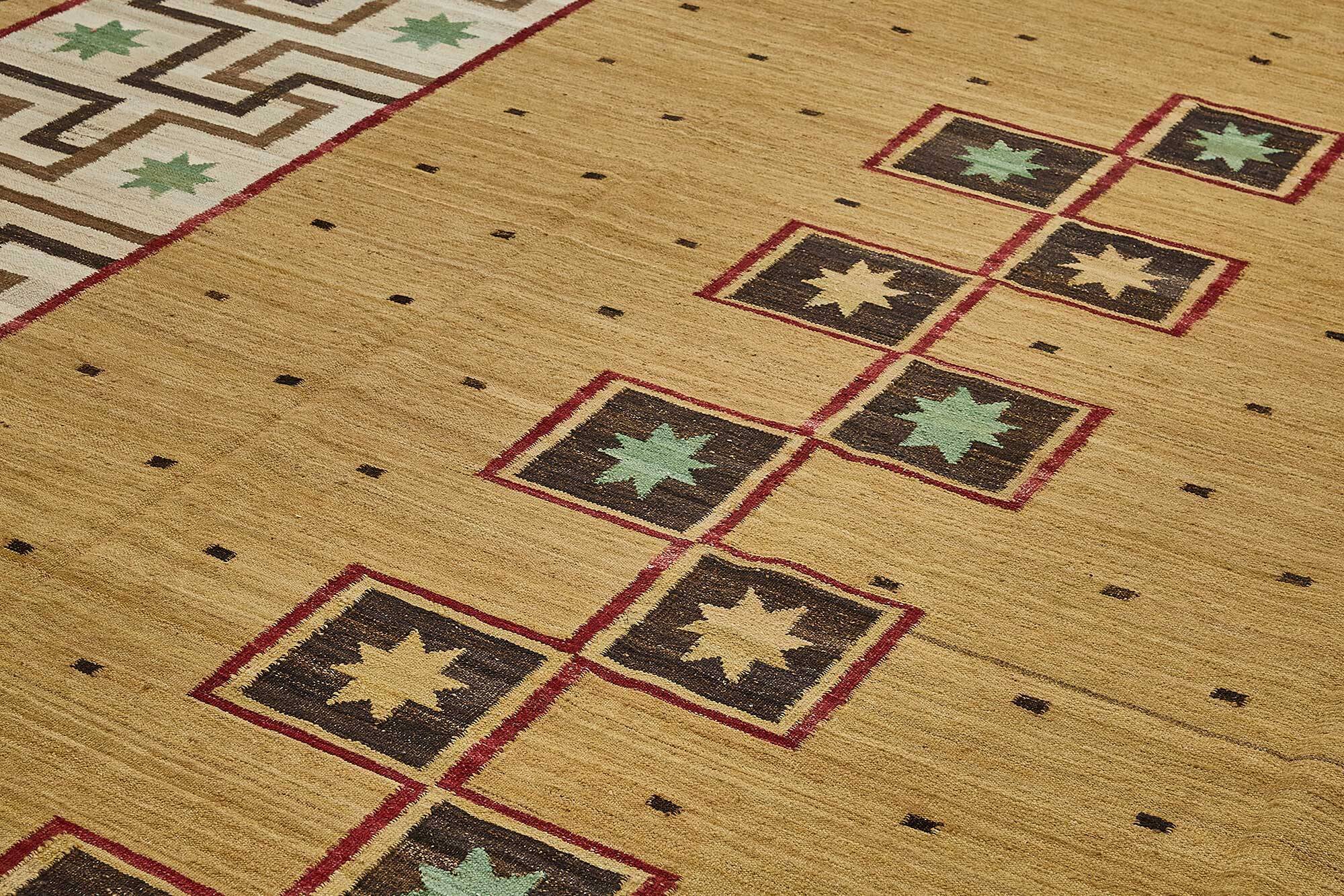 Contemporary Tribal Decorative Kilim 313 cm x 430 cm