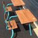 Lot of two school desk