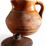 Rustic Terracotta Cooking Olla, Hand-Crafted, Spanish, 19th Century