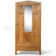 Parisian Art Deco wardrobe in raw oak, renovated.