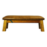 Leather Bench, 1950s II