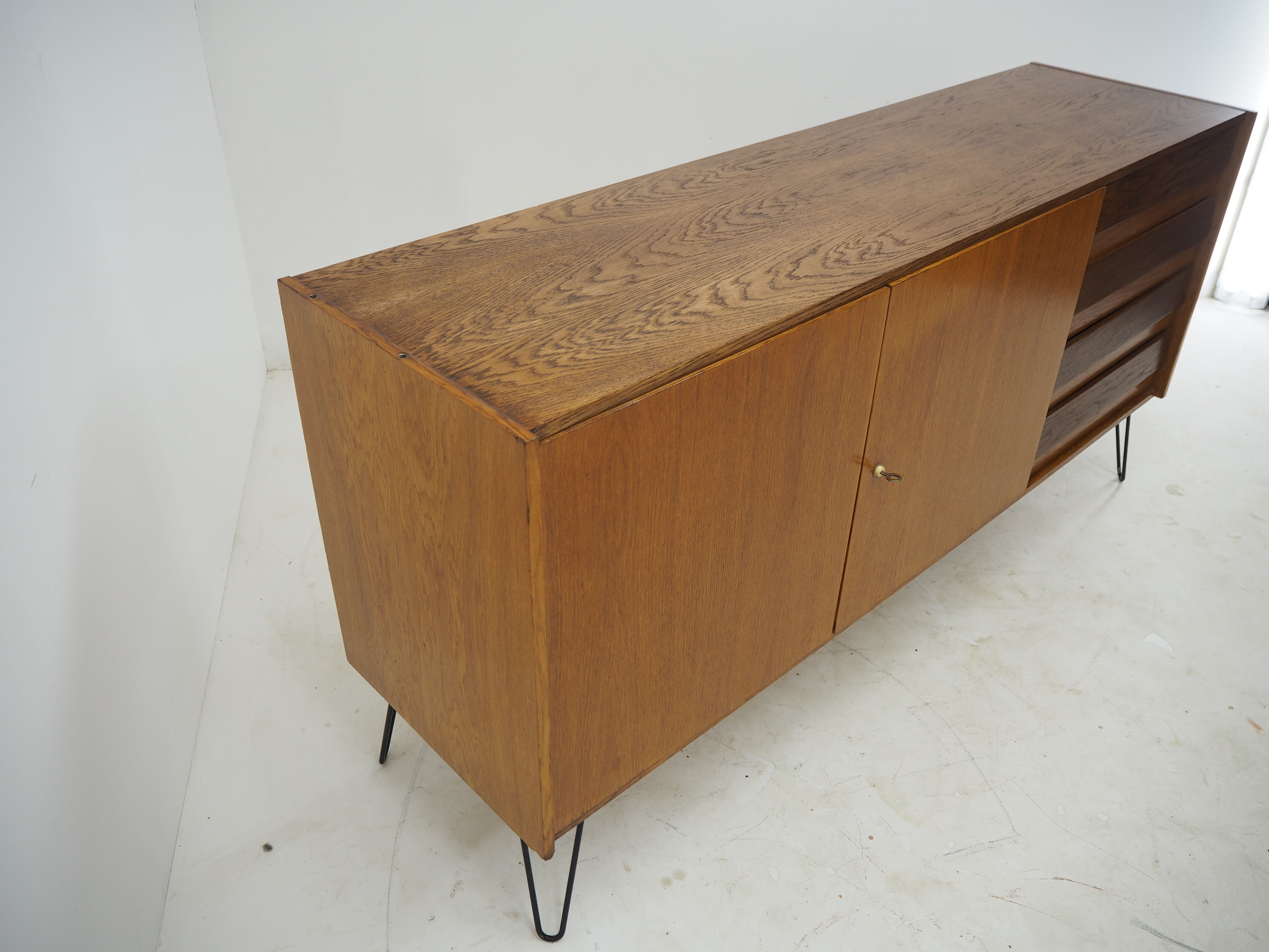 1960s Jiri Jiroutek Upcycled sideboard , Czechoslovakia