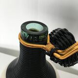 White and black scoubidou bottle