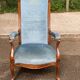 Fauteuil Voltaire Louis Philippe d'époque XIXe siècle
