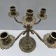 Antique patinated bronze chandelier