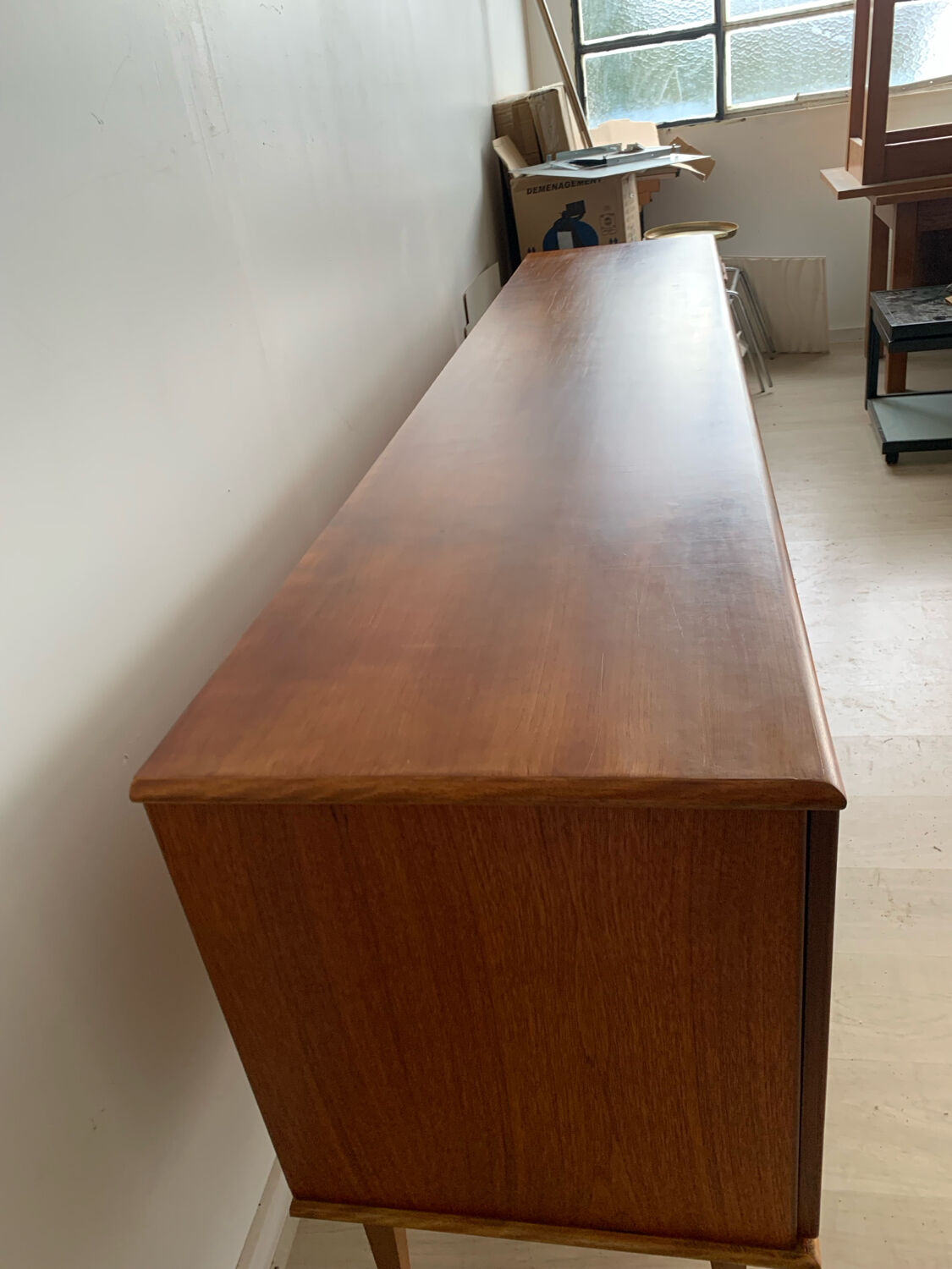 Enfilade scandinave vintage en teck