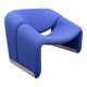 Artifort F598 Groovy armchair Pierre Paulin, Electric blue