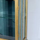 Small Showcase in Painted and Gilded Wood, Louis XV Style – Early 19th Century