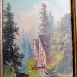 Paire de tableaux anciens