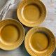 6 vintage gien france dessert plates