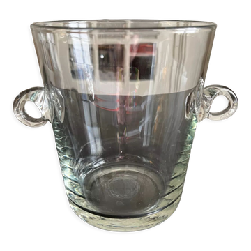 Glass ice bucket