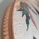 Plateau papillons et 6 dessous de verres