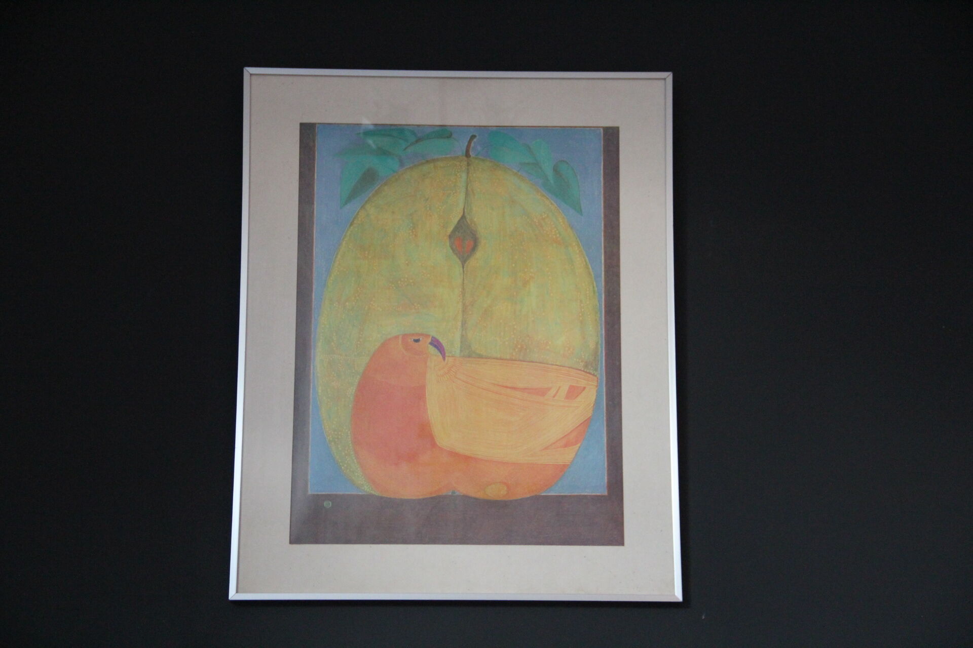 Vintage framed illustration