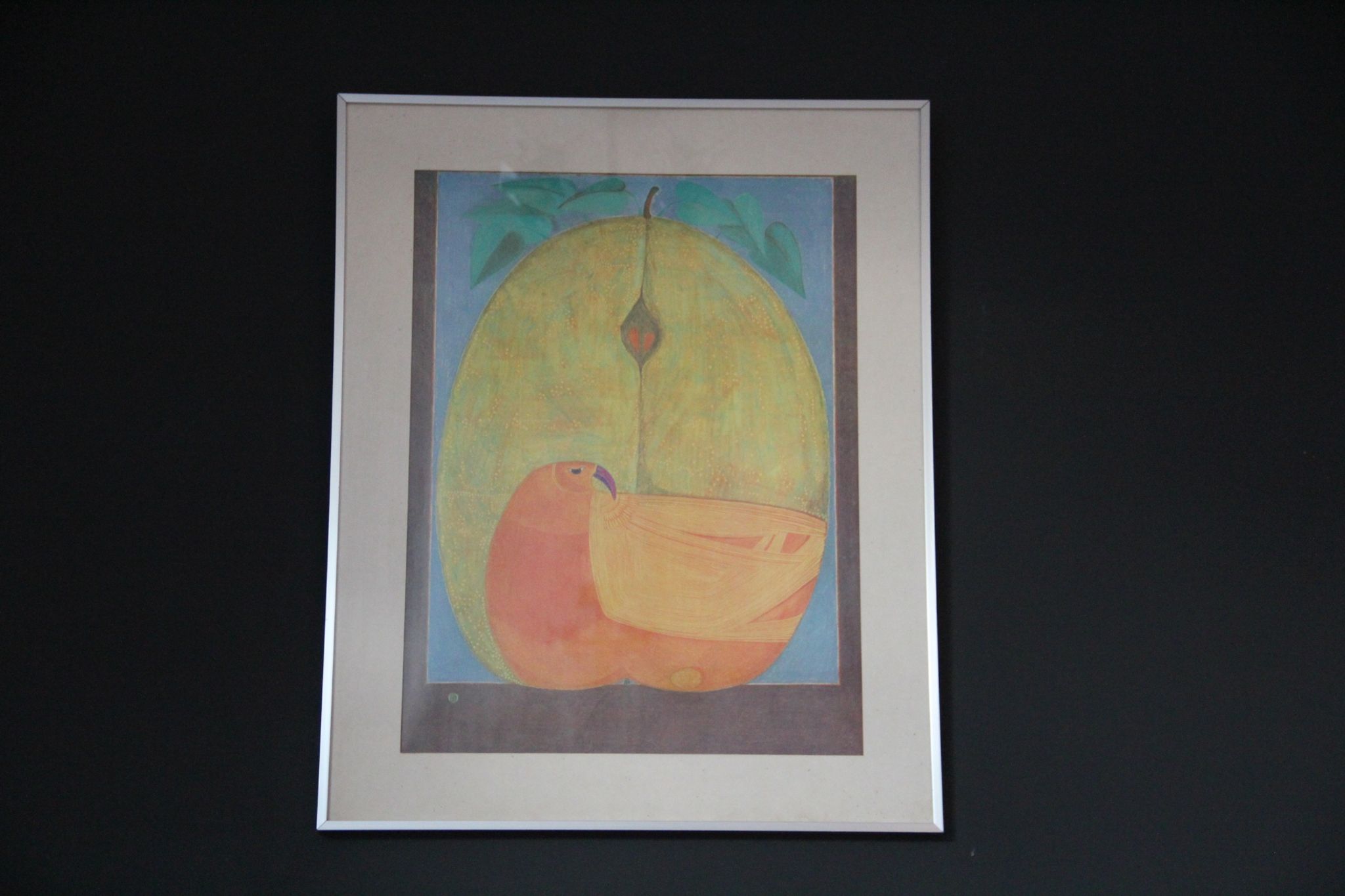 Vintage framed illustration