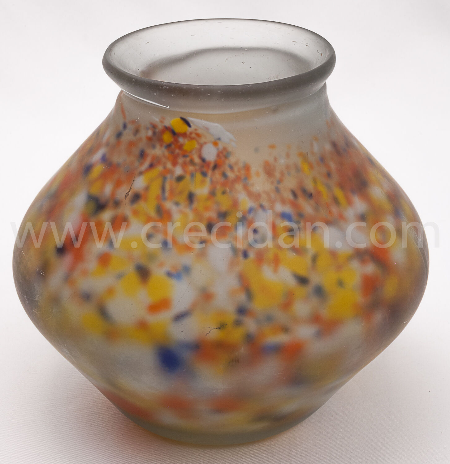 Vase Murano à inclusions