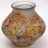 Murano vase with inclusions