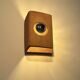 Vintage raw clay chamotte wall light, Guy Bareff, France 1970