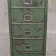 Antique metal cabinet with valves
