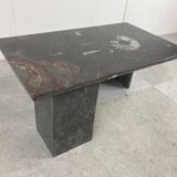 Vintage fossil stones coffee table, 1970s