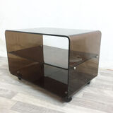 Coffee table by Michel Dumas plexiglas, 1970