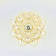 Mid-Century Bubble Glass Ceiling Light by Helena Tynell for Limburg, 1960s