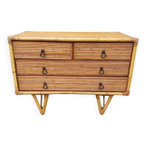 Bamboo chest of drawers