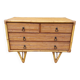 Bamboo chest of drawers