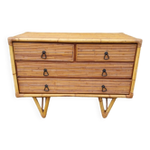 Bamboo chest of drawers