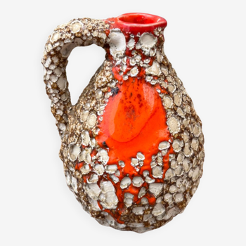 Vallauris Vase Fat Lava