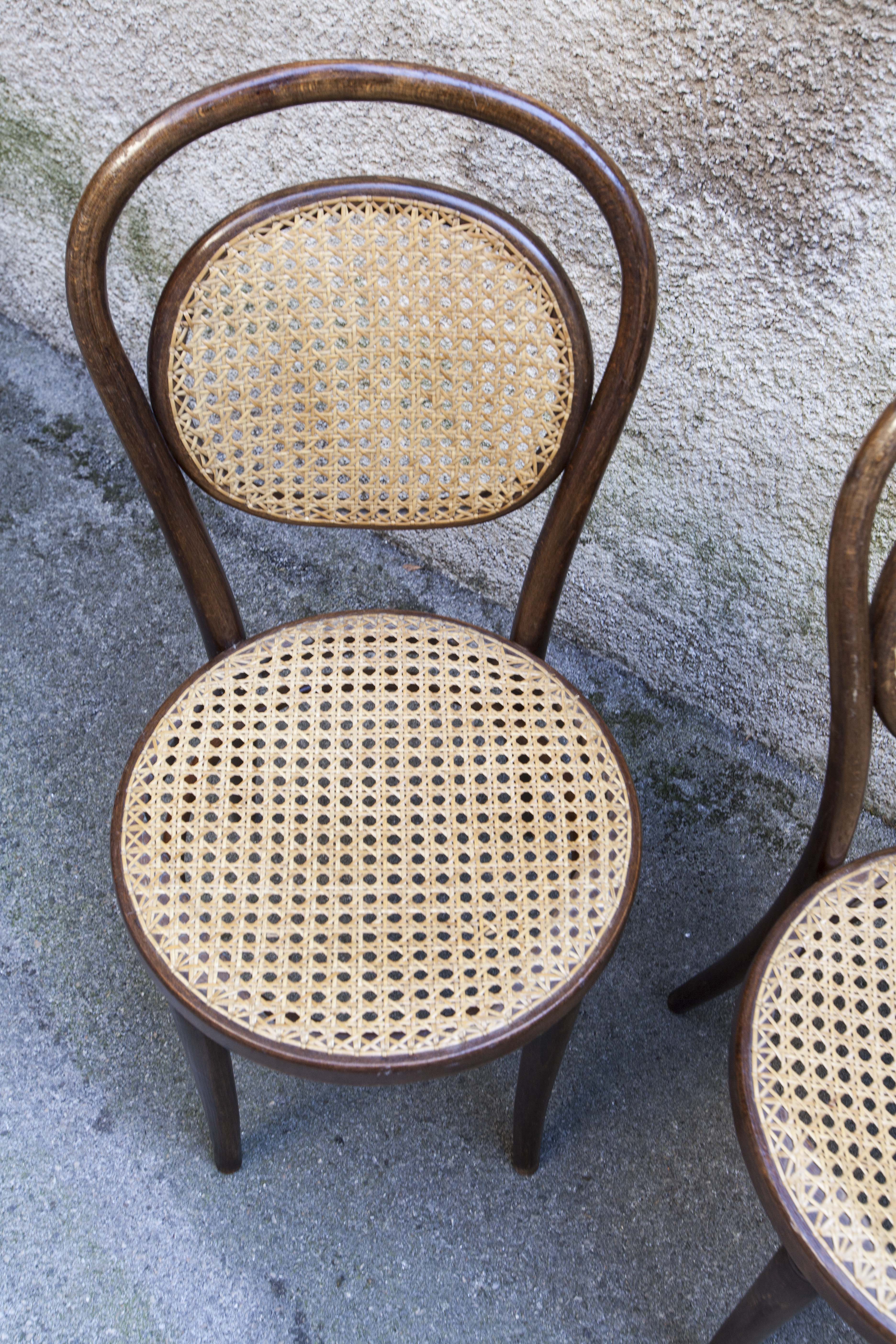 4 chairs Thonet n ° 11 MPA Radomsko