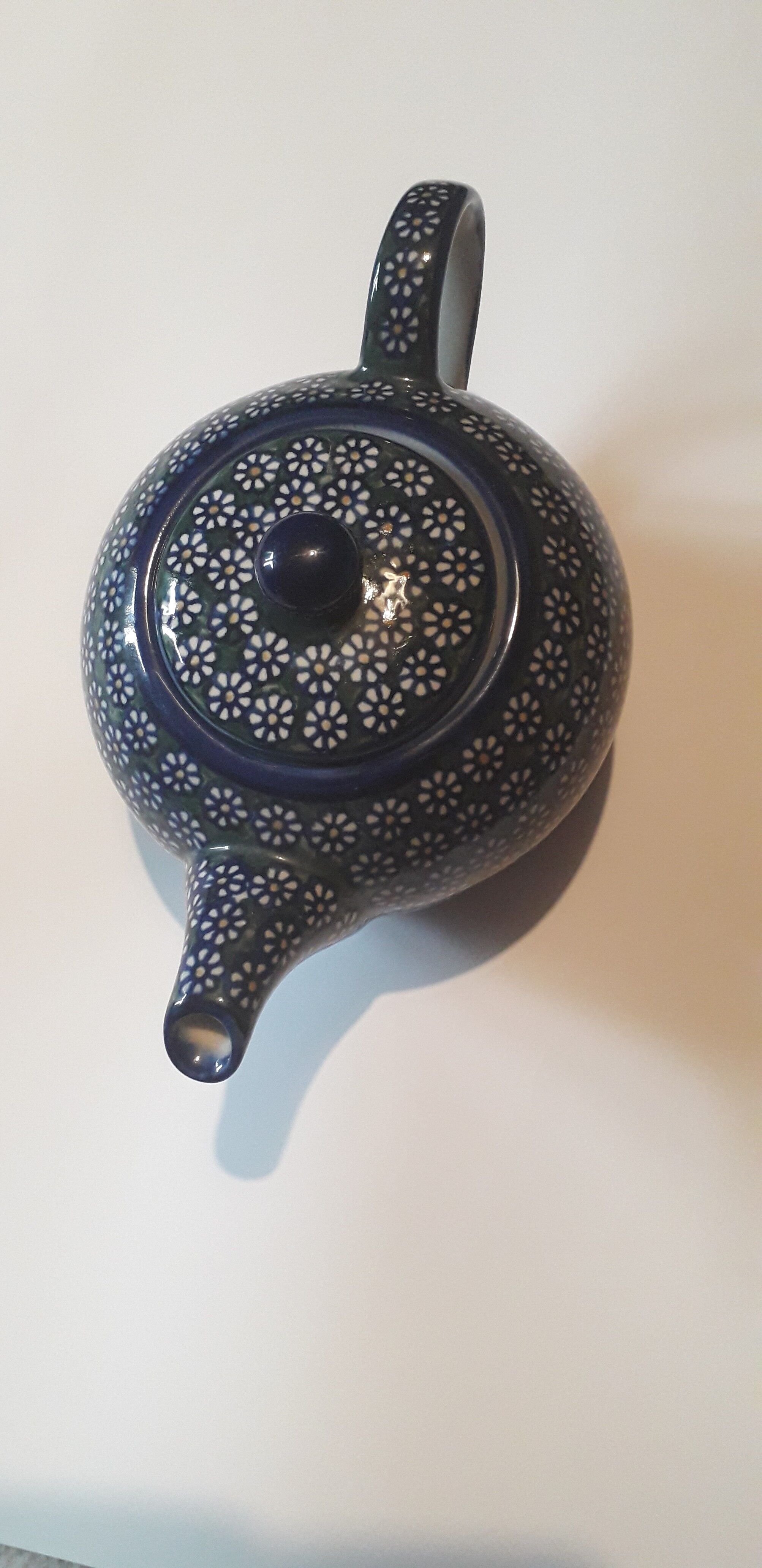 Ceramic teapot from Poland