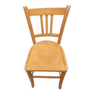 Wooden chair bistrot