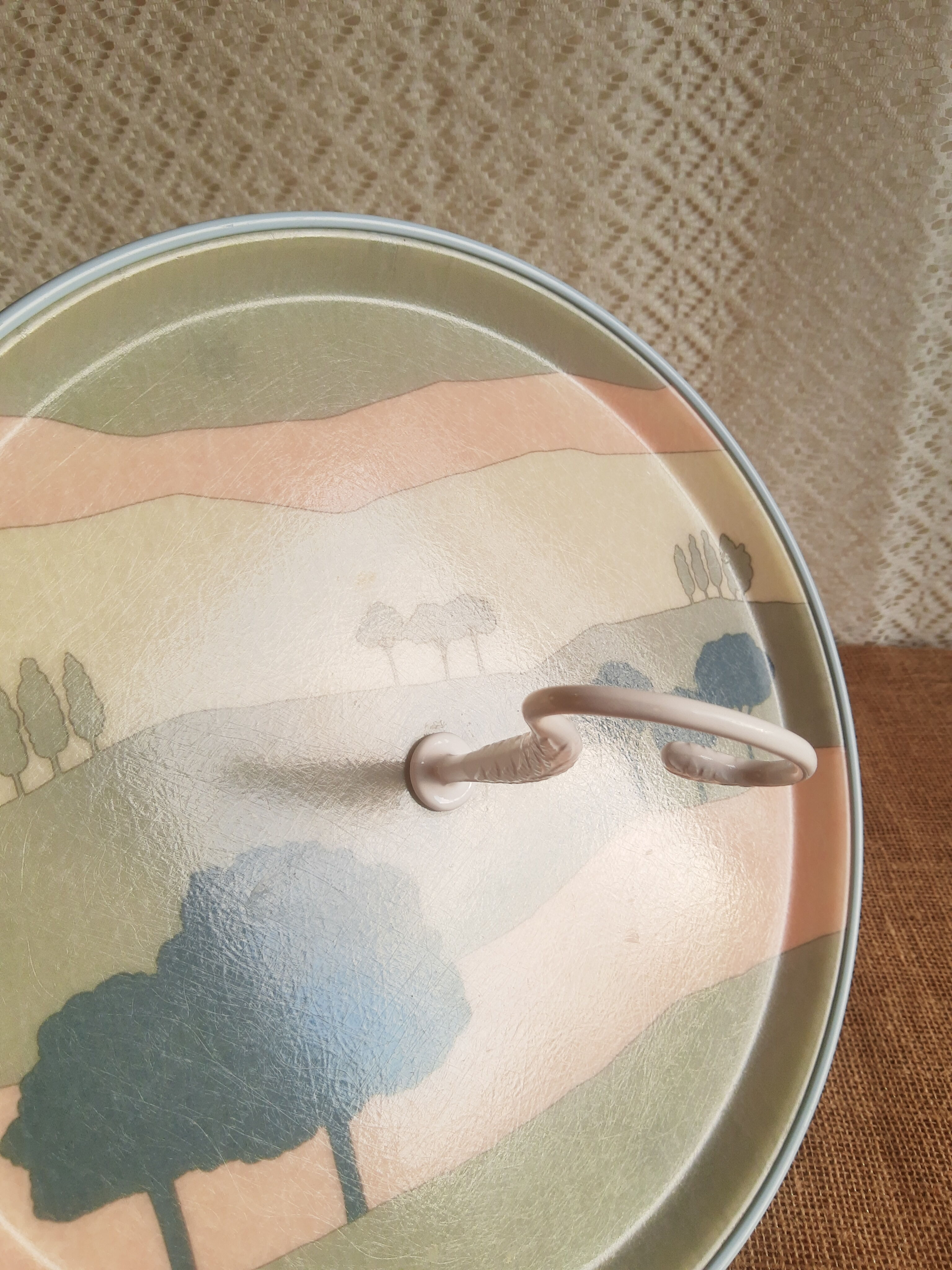 Vintage Fiberglass Serving Tray