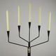 Floor Standing Candelabra with Black & Brass Details – by Gunnar Ander for Ystad-Metall – Sweden, 1960s